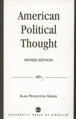 American Political Thought 0819135968 Book Cover