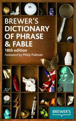 Brewer's Dictionary of Phrase & Fable 0550104119 Book Cover