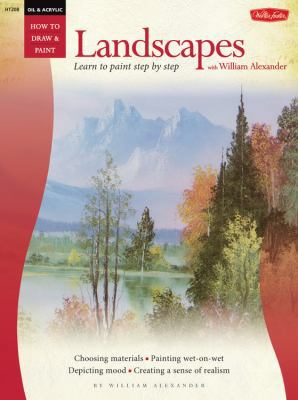 Oil & Acrylic: Landscapes with William Alexander 0929261607 Book Cover