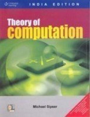 Theory of Computation (India Edition) 8131505138 Book Cover