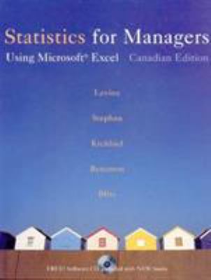 Statistics for Managers: Using Microsoft Excel,... 0130390283 Book Cover