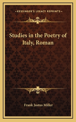 Studies in the Poetry of Italy, Roman 1163340758 Book Cover