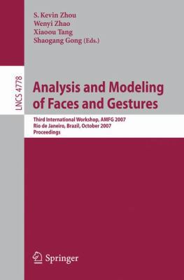Analysis and Modeling of Faces and Gestures: Th... 3540756892 Book Cover