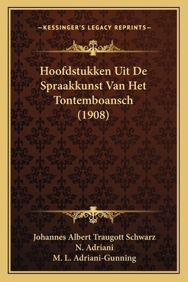 Hoofdstukken Uit De Spraakkunst Van Het Tontemb... [Dutch] 1167584252 Book Cover