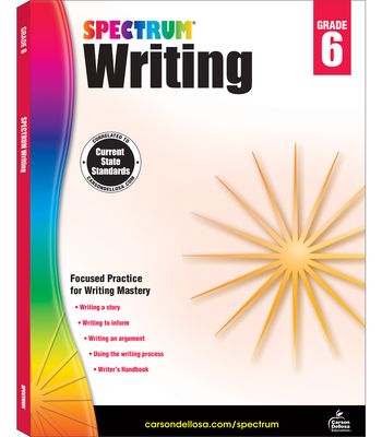 Spectrum Writing, Grade 6: Volume 40 1483812014 Book Cover