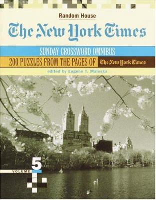 New York Times Sunday Crossword Omnibus, Volume 5 0812936191 Book Cover