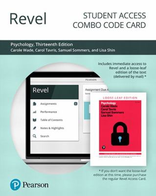 Revel for Psychology -- Combo Access Card 0135464838 Book Cover