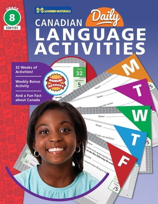 Canadian Daily Language Activities Grade 8 1771587474 Book Cover