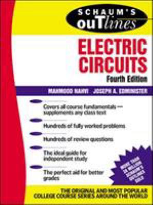 Schaum's Outline of Electric Circuits 0071393072 Book Cover