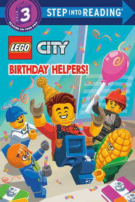 Birthday Helpers! (Lego City) 0593481119 Book Cover