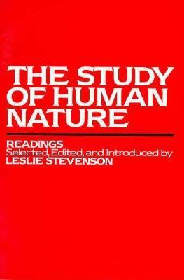 The Study of Human Nature 0195028279 Book Cover