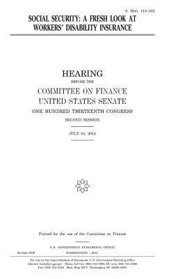 Social security: a fresh look at workers' disab... 198145490X Book Cover