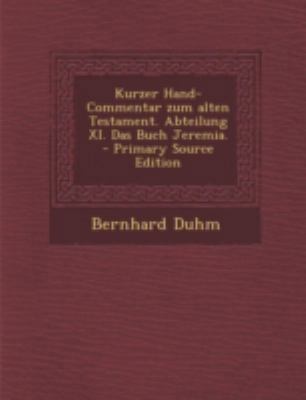 Kurzer Hand-Commentar Zum Alten Testament. Abte... [German] 1293486930 Book Cover