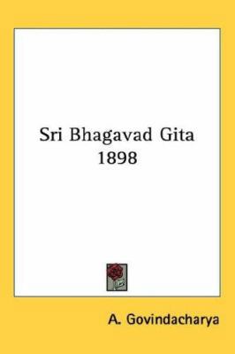 Sri Bhagavad Gita 1898 1432625705 Book Cover