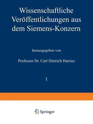 Wissenschaftliche Veröffentlichungen Aus Dem Si... [German] 3642988571 Book Cover