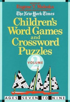 Children's Word Games and Crossword Puzzles Vol... 0812916921 Book Cover