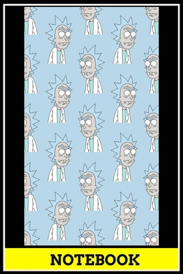 Rich and Morty notebook - best gift for Rich and Morty lovers: 6x9 inch, 120 pages, blank line, notepad, journal, Rich and Morty notebook, Rich and Morty office supplies
