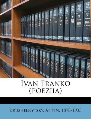 Ivan Franko (Poeziia) [Ukrainian] 1247693635 Book Cover