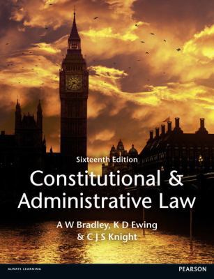 Constitutional & Administrative Law 1447904214 Book Cover