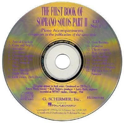 The First Book of Soprano Solos - Part II 0793586437 Book Cover