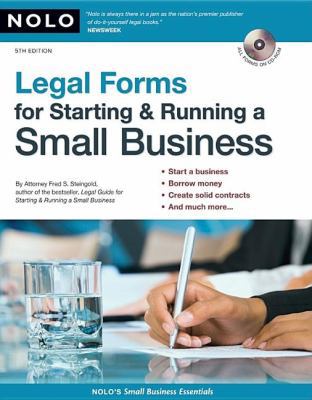 Legal Forms for Starting & Running a Small Busi... 141330754X Book Cover