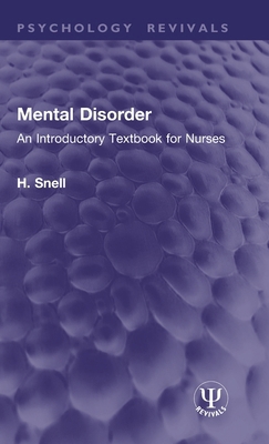 Mental Disorder: An Introductory Textbook for N... 1032895667 Book Cover
