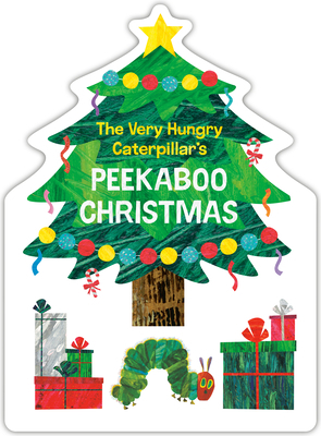 The Very Hungry Caterpillar's Peekaboo Christmas 0593521730 Book Cover