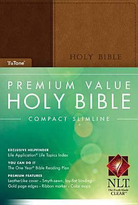 Holy Bible: New Living Translation Brown / Tan ... 1414369875 Book Cover