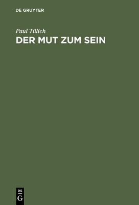 Der Mut Zum Sein (German Edition) [German] 3110133822 Book Cover