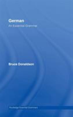 German: An Essential Grammar 0415366038 Book Cover