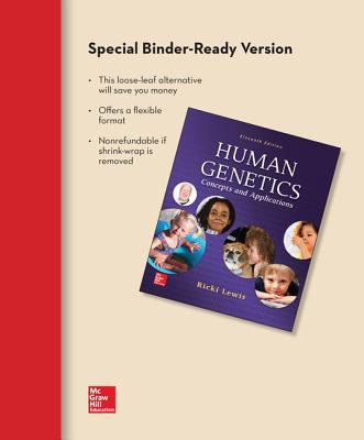 Loose Leaf Version for Human Genetics 0077658841 Book Cover
