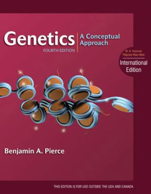 Genetics: A Conceptual Approach. Benjamin A. Pi... 1429276061 Book Cover