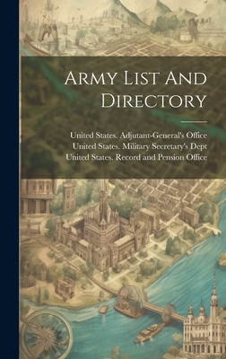 Army List And Directory 1020191163 Book Cover
