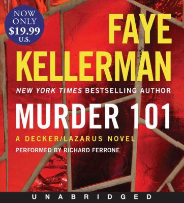 Murder 101 Low Price CD: A Decker/Lazarus Novel 0062400940 Book Cover