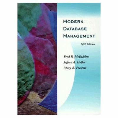 Modern Database Management (5th Edition) 0805360549 Book Cover