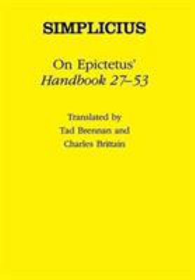 On Epictetus' "handbook 27-53" 0801439051 Book Cover
