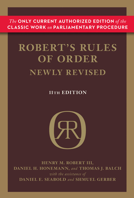Robert's Rules of Order (Newly Revised, 11th Ed... 0306820218 Book Cover