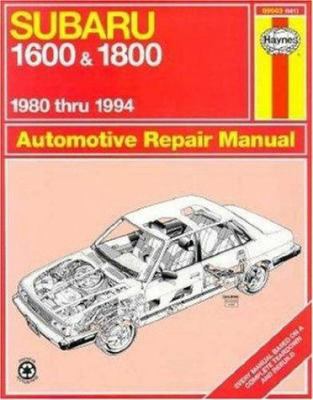 Subaru 1600 & 1800 1980-94 1563922037 Book Cover