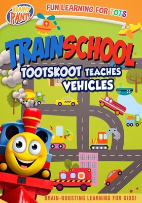 Train School: Tootskoot Teaches Vehicles B09RM46TPM Book Cover
