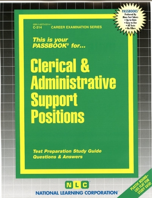 Clerical & Administrative Support Positions 0837303141 Book Cover