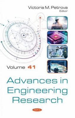 Advances in Engineering Research 1536188824 Book Cover