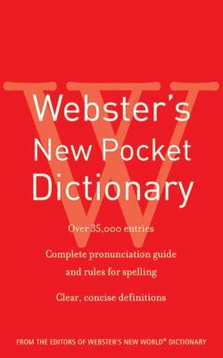 Webster's New Pocket Dictionary 0470177659 Book Cover