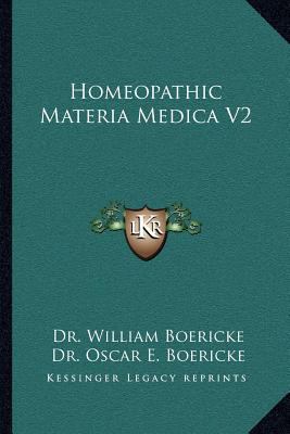 Homeopathic Materia Medica V2 1162628812 Book Cover