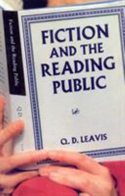Fiction And The Reading Public 0712665048 Book Cover