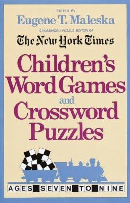 Children's Word Games and Crossword Puzzles Vol... 0812912438 Book Cover