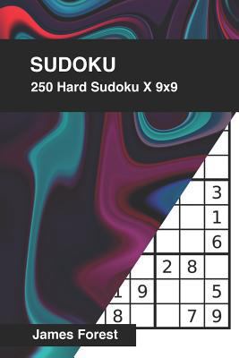 250 Hard Sudoku X 9x9: Sudoku Puzzle Book for Adults 1731141874 Book Cover