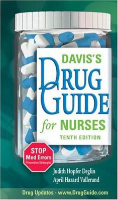 Davis's Drug Guide for Nurses 0803614632 Book Cover