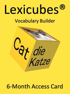 Paperback Lexicubes 6-Month (184 Days) Website Access Card Book