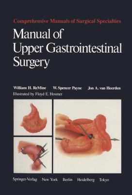 Manual Upper Gastro Surg: 0387961488 Book Cover