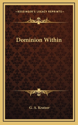 Dominion Within 1163386715 Book Cover